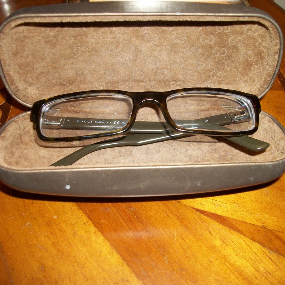Authentic GUCCI Eyeglasses and Case Prescription